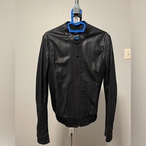 Leather jacket, A/X, size S